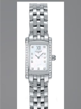 Longines Diamond-Trim Rectangular Bracelet Watch- Dolce Vita Mini L5.158.0